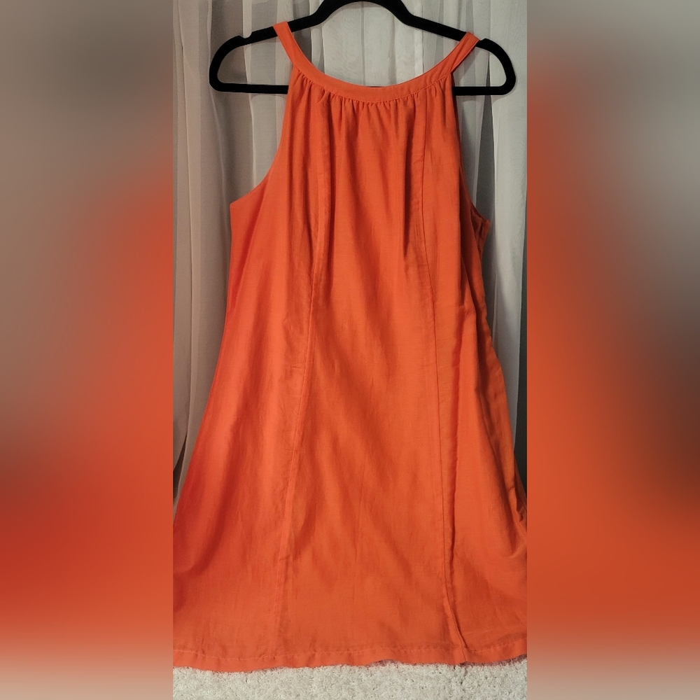 Merona Vibrant Orange Mini Dress